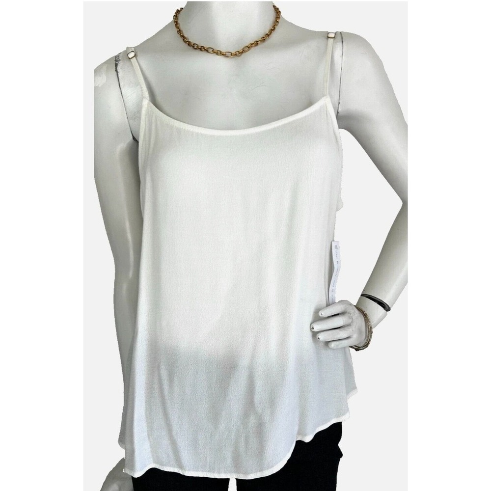 Flynn Skye Boho Abby Cami Size Large Backless Adjustable Straps Ivory NWT $92